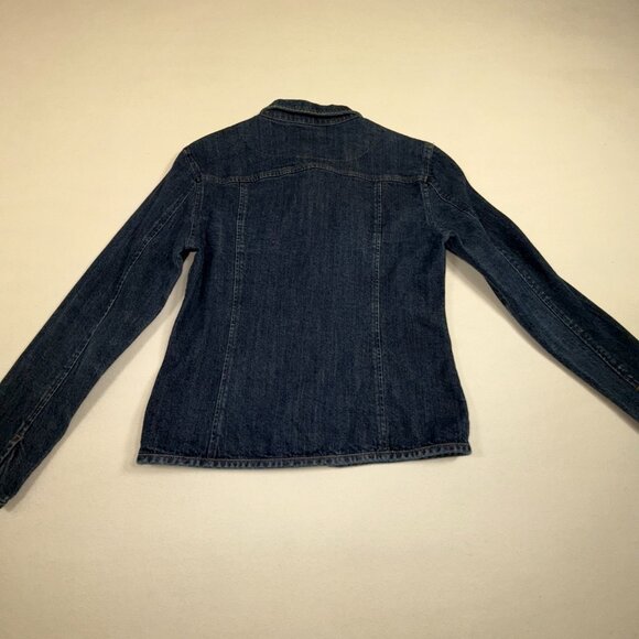 MINT SCULLY M WOMEN BLUE JEAN DENIM WESTERN JACKET Panel Inserts Cowgirl Rodeo - Picture 12 of 12